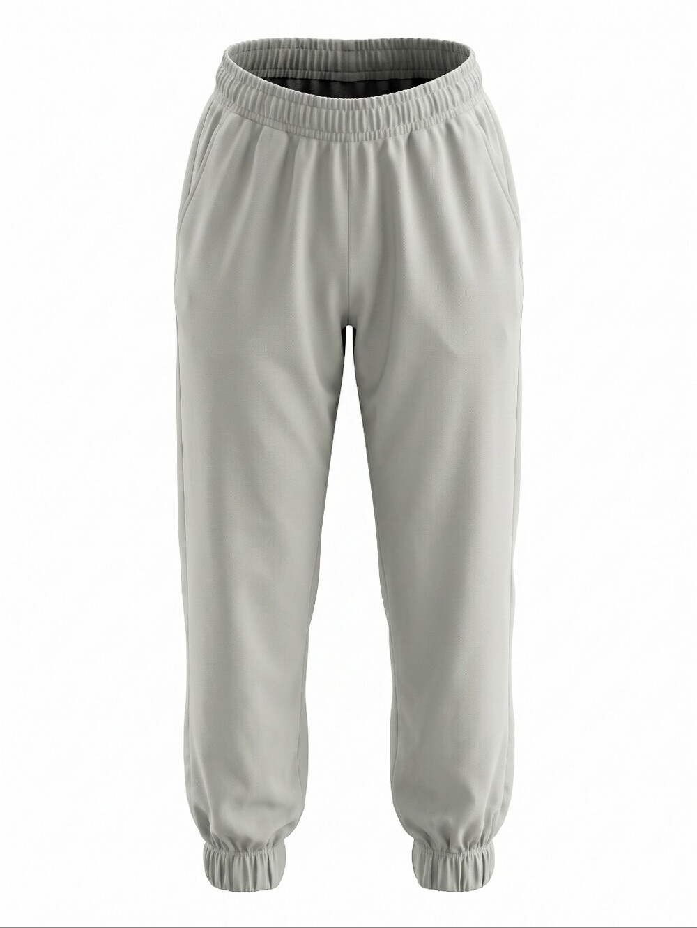 Zara Women's Light Muted Sage Green Track Joggers Athleisure Cuffed Baggy Size M